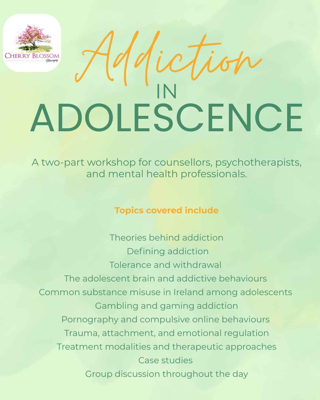 Addiction in adolecence updated